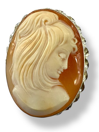 Broche Mandile 1922 Femme Cammei  in Argent Conchiglia 2MSPC21 - 2MSPC21